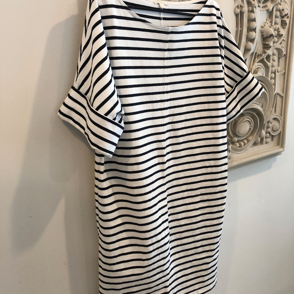 COS cotton striped dress